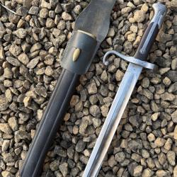 Ba&iuml;onnette Vetterli 70-87 Modifier M93 Roumain Italie Roumanie WW1
