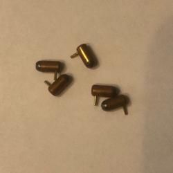 Lot de 5 Cartouches 2 mm &agrave; broche &agrave; balle