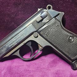 Pistolet WALTHER MOD PP, Zella-Mehlis, 1938, calibre 7,65br, Cat&eacute;gorie B