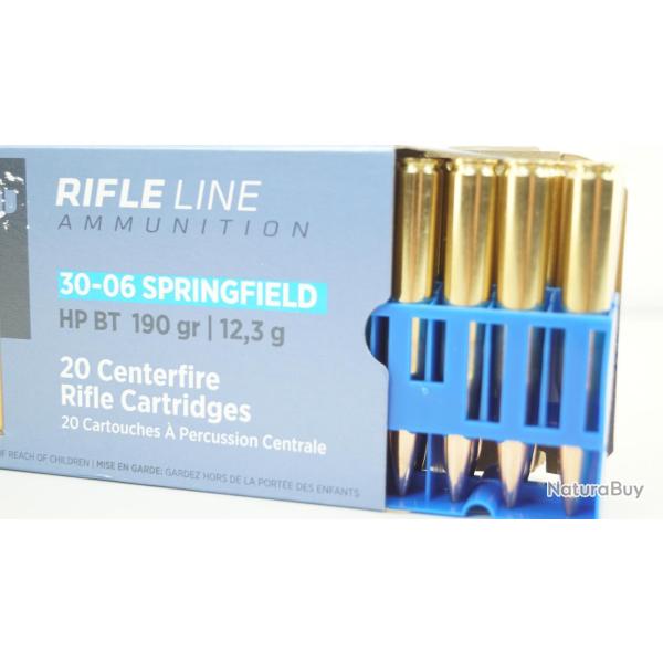 MUNITIONS PPU/PARTIZAN 30-06 SPRG HP BT 190GR X20