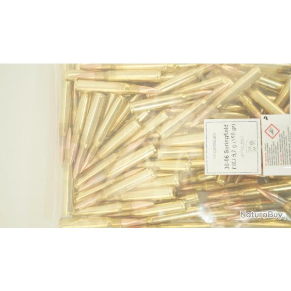 MUNITIONS PPU/PARTIZAN 30-06 SPRG GARAND FMJ 150GR X100
