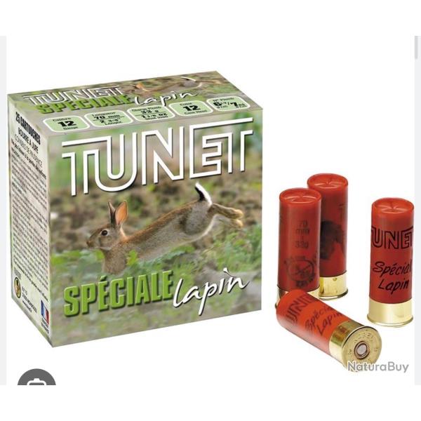 Lot de 5 bo�tes de 25 cartouches tunet sp�ciale lapin