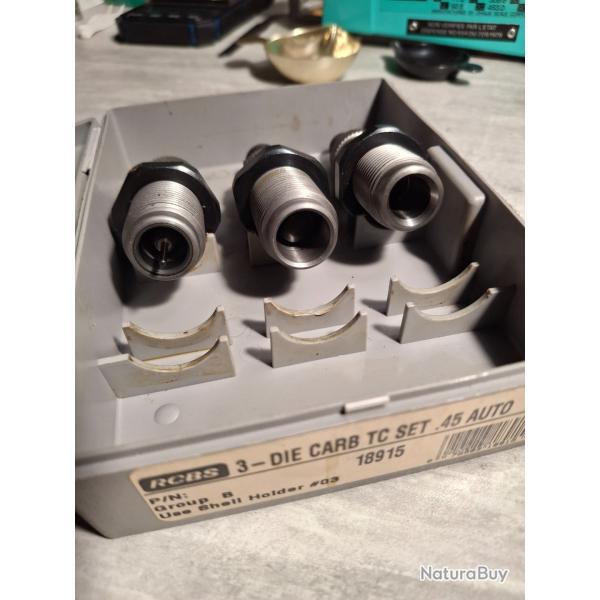 Outils rcbs 45 auto / acp