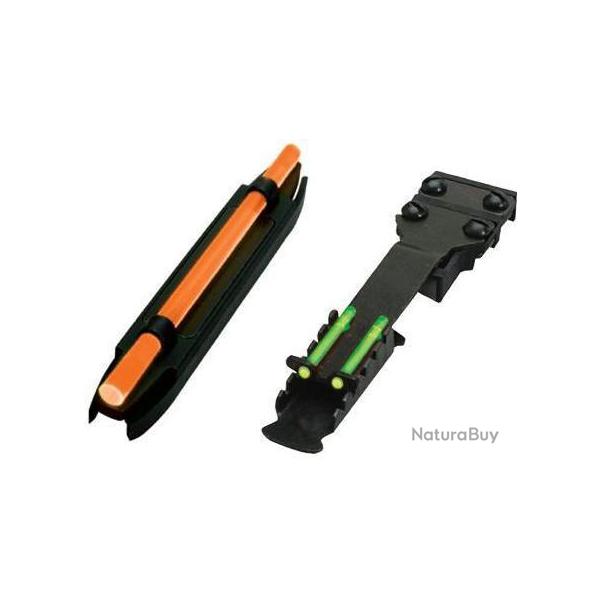 ENSEMBLE HAUSSE REGLAGE ET GUIDON AIMANTE - HI-VIZ POUR BANDE 5,5 A 8,2 MM - C300.2