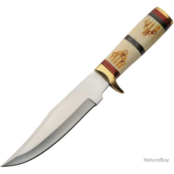 Couteau fixe de chasse et outdoor Rite Edge Rain Fall Hunter bone