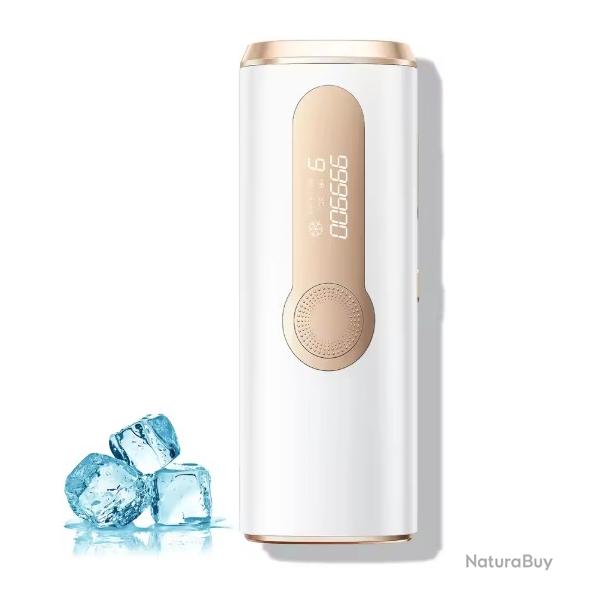 Dispositif d'�pilation au Laser IPL 3 en 1, photo�pilateur indolore 16J, refroidissement par glace