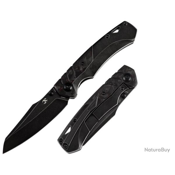 Couteau Kansept Weim Lame Acier S35VN Manche Titane/FC Framelock K1051A5