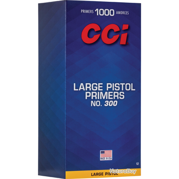 AMORCE CCI STANDARD LARGE PISTOL N�300 10 boites pour 1000 armorces