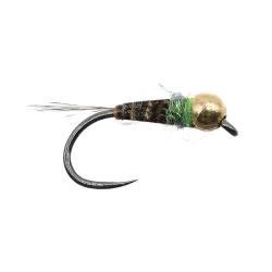 Mouche DEVAUX Nymphe bille tungst&egrave;ne PERDI 324 (par 3) H16