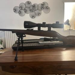 Carabine CZ 457 luxe 22lr tout &eacute;quip&eacute; ( tr&eacute;pied-silencieux- lunette walther 3-12x56- accessoires)