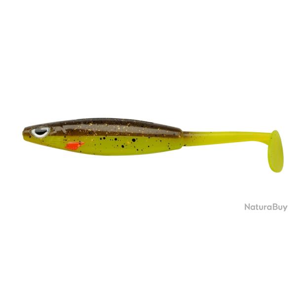 Leurre souple Berkley Sick Vibe 9cm Brown Chartreuse
