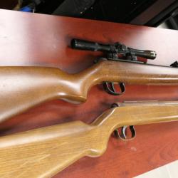 lot de deux carabines a plombs 4.5 diana 24 et diana 25d  , MISE A PRIX 1 EUROS SANS PRIX DE RESERVE
