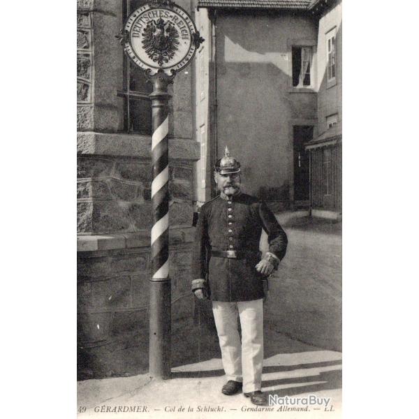 Carte Postale Ancienne - Gendarme Allemand, Col de la Schlucht -N�8405