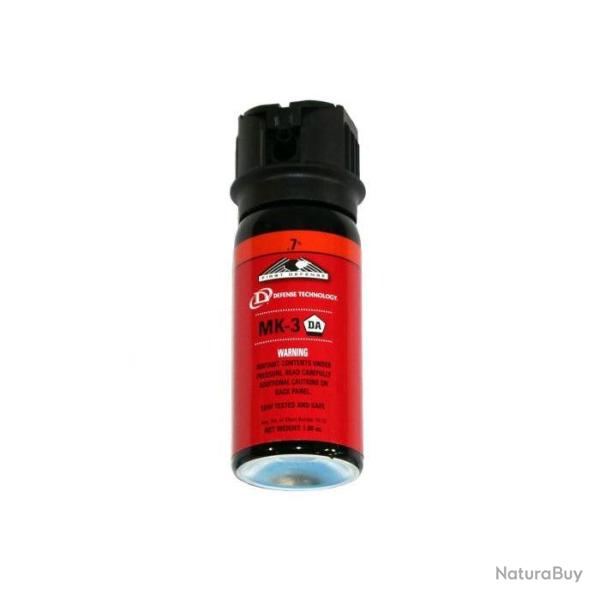A�rosol Defense Technology MK-3 Classic Patrol Cone 0.7 % poivre - MK-3 CLASSIC