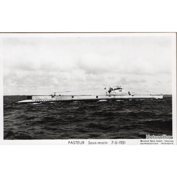 Carte postale sous-marin Pasteur 1931-N�8406
