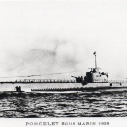 Photographie sous-marin Poncelet 1929 -N&deg;8407