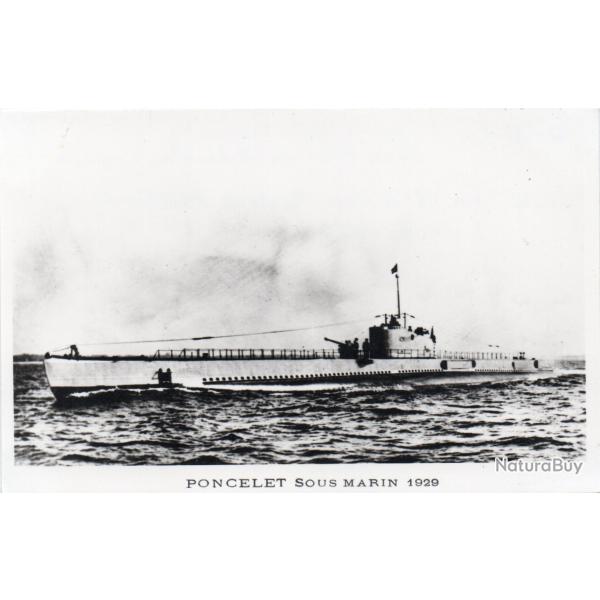 Photographie sous-marin Poncelet 1929 -N�8407
