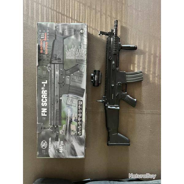 FN SCAR-L AEG Cybergun + Red Dot