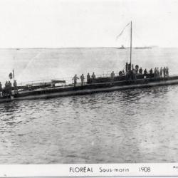 Carte postale sous-marin Flor&eacute;al 1908 -N&deg;8411