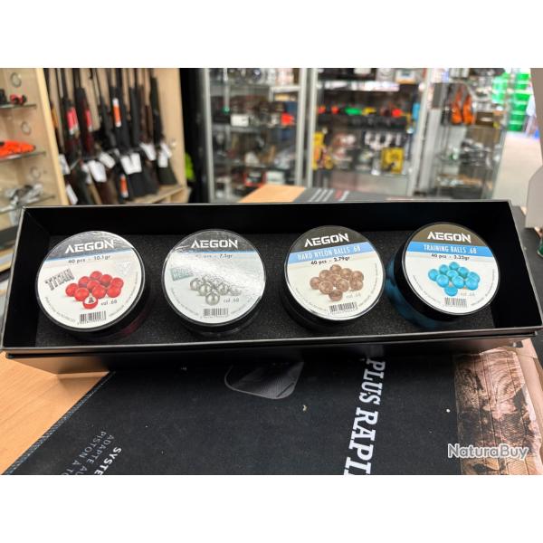 PACK AEGON 160 BILLES (4 MODELES)