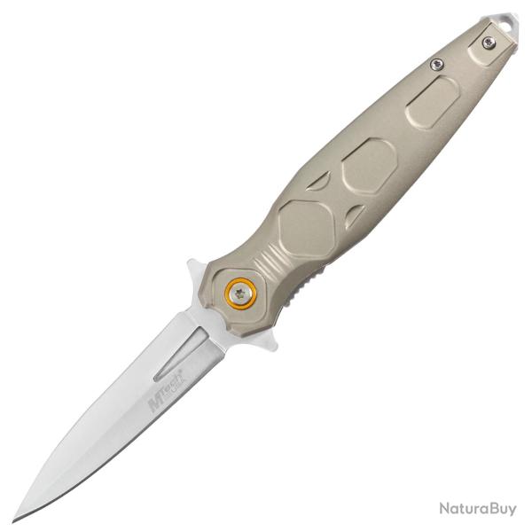Couteau pliant Mtech Starship Linerlock Silver aluminium