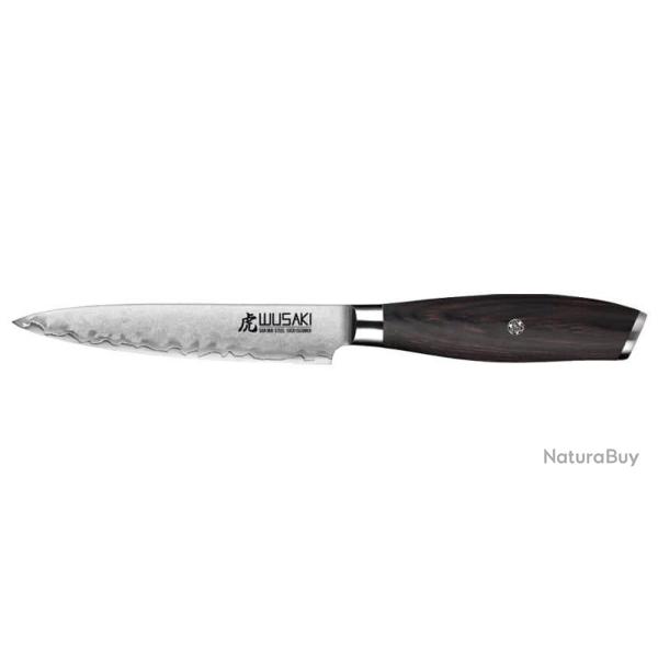 Couteau Universel Wusaki Fujiko Black - Lame San Mai 12�cm