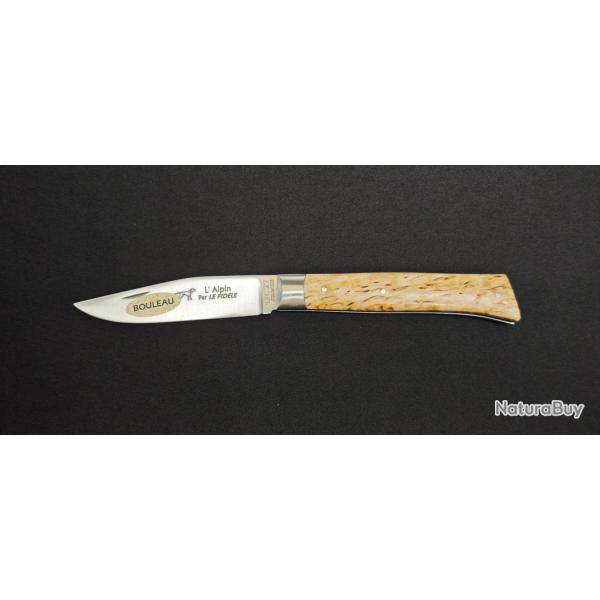 L'Alpin Le Fid�le ALBL - Couteau pliant Manche Bois de Bouleau - Ref : ALBL