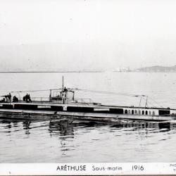 Carte postale sous-marin Ar&eacute;thuse 1916 -N&deg;8412