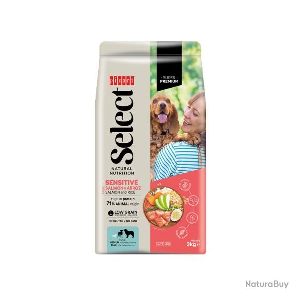 Select ADULT SENSITIVE with Extra Salmon and Rice 12Kg