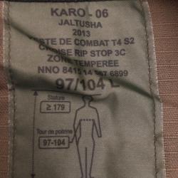 Veste pour zone temp&eacute;r&eacute; taille 104L