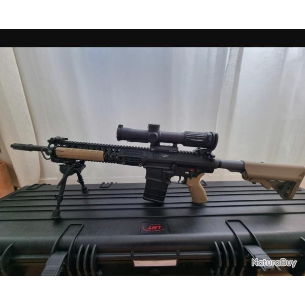 L129A1 LMT 308 win + vcog 1-8 USMC