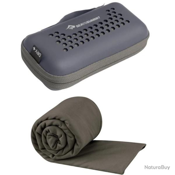Serviette microfibre Sea to Summit Pocket Towel L 60x120 gris fonc�