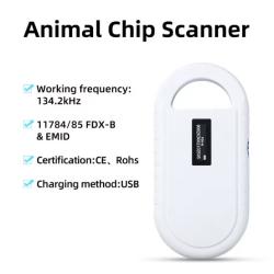 Scanner pour animaux de compagnie avec &eacute;cran, d&eacute;terminer la micropuce