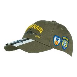Casquette aviation Skytrain vintage 100% coton r&eacute;glable