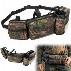 Sac Banane chasse Camouflage Multi-Poches Ceinture Terrain Treestand  Plein Air Randonn&eacute;e Vert