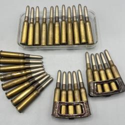 Lot de 29 Munitions 6.5x53mmR Mannlicher