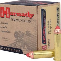 CARTOUCHES HORNADY 357MAG 140G FTX munitions bte 25