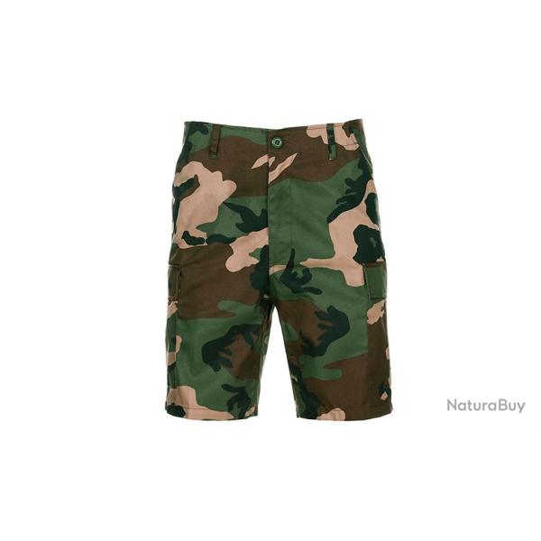 Short BDU Fostex Garments Coloris Camo Woodland