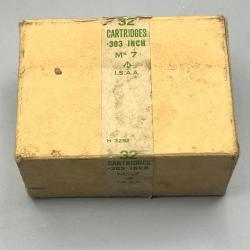 Bo&icirc;te d'Origine de 32 Munitions .303 British - Arsenal de Kirkee (1939)