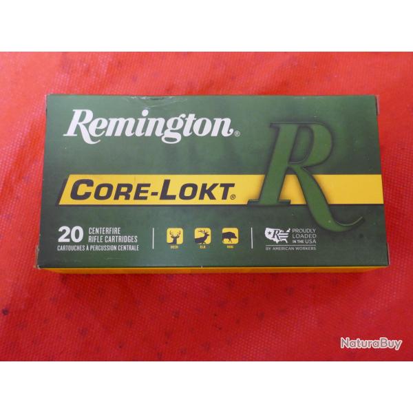 Cartouches Remington 7-08 Rem 140gr Core-lokt PSP