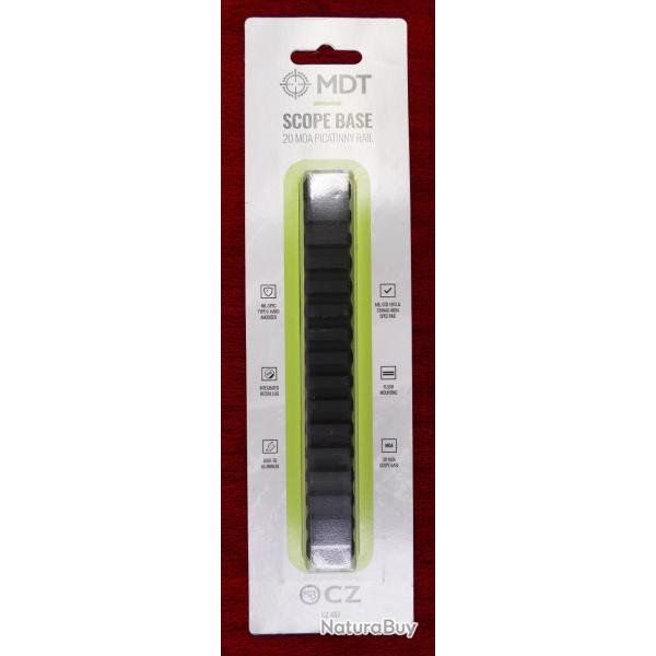 Rail Picatinny MDT pour CZ 457 - 20 MOA