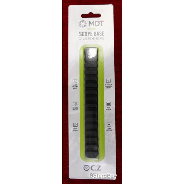 Rail Picatinny MDT pour CZ 457 - 30 MOA