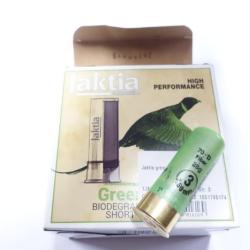 DM24 200 CARTOUCHES JAKTIA CAL12X70 28GR N&deg;5  ACIER HAUTE PERFORMANCE AVEC BOURRE BIODEGRADABLE