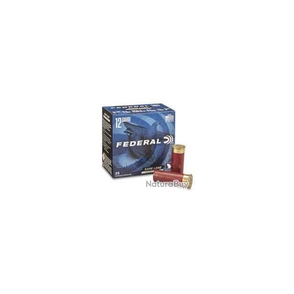 LOT DE 50 CARTOUCHES FEDERAL GAME LOAD HEAVY FIELD CAL 12X70 36GR N�  4