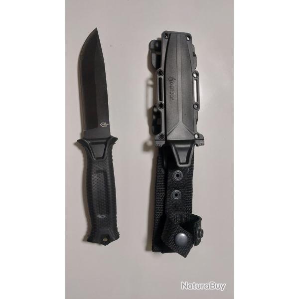 Couteau Gerber Strongarm Black Lame Lisse