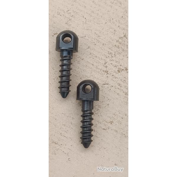 2 support battant de crosse � visser(2116)