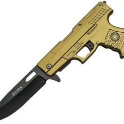 Couteau pliant Rite Edge en forme de pistolet