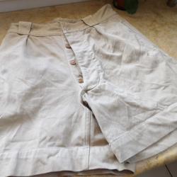 short beige T42 r&eacute;glementaire arm&eacute;e Fr Fran&ccedil;aise guerre Alg&eacute;rie sable bermuda