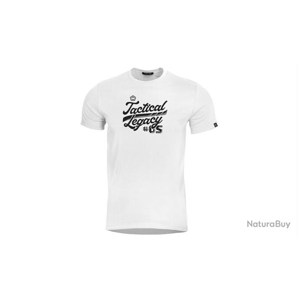 T-Shirt Ageron �Tactical Legacy� Pentagon Tactical Coloris Blanc