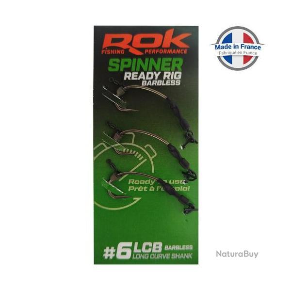 Hame�on Rok Spinner-Rig Long Curve Sans Ardillon (par 3) n� 4